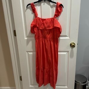 Coral Lauren Conrad dress
